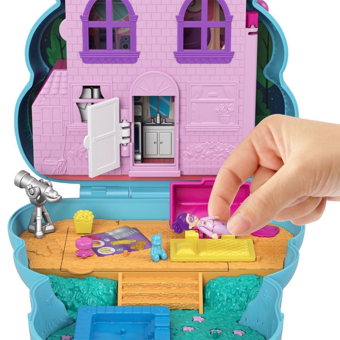 GKJ63 Polly Pocket Çanta Olabilen Micro Oyun Setleri / +4 yaş