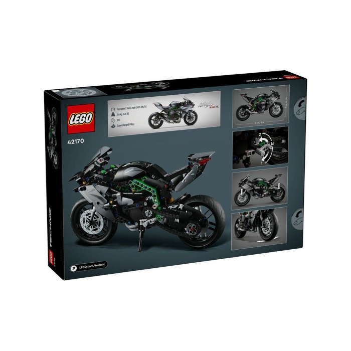 42170 Lego Technic Kawasaki Ninja H2R Motosiklet 643 parça +10 yaş