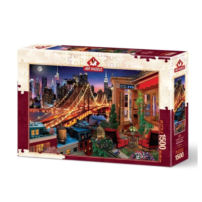 5376 Art Puzzle Terastan Brooklyn 1500 parça Puzzle / +15 yaş