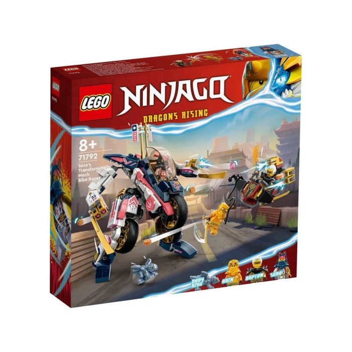 71792 LEGO® Ninjago® Soranın Dönüşen Robot Motosiklet Yarışçıs 384 parça +8 yaş