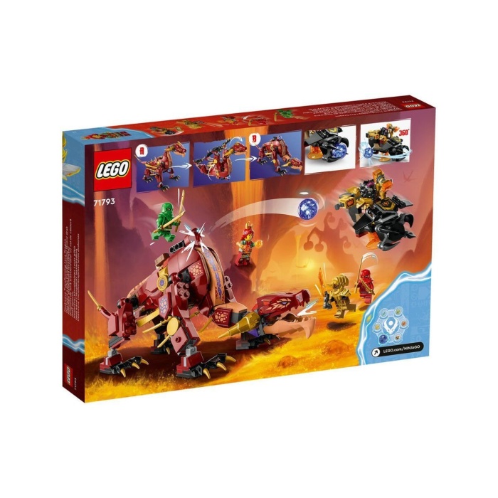 71793 Lego Ninjago - Heatwave Dönüşen Lav Ejderhası 479 parça +8 yaş