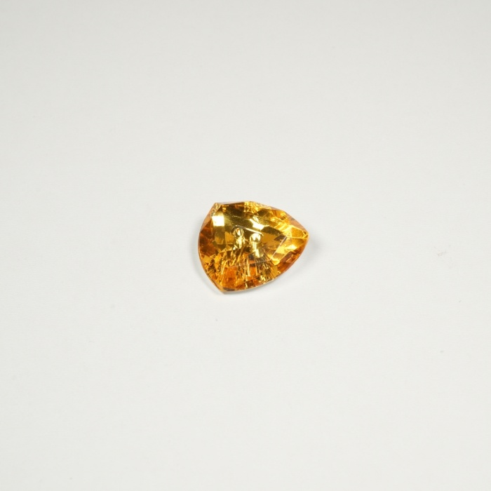 Üçgen Renkli Kristal Düğme - 3cm x 2cm x 1cm