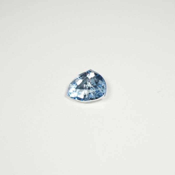 Üçgen Renkli Kristal Düğme - 3cm x 2cm x 1cm