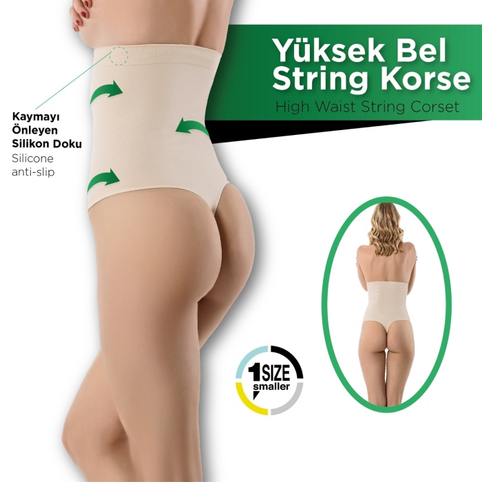 Form Angel - Yüksek Bel String Korse - 5013