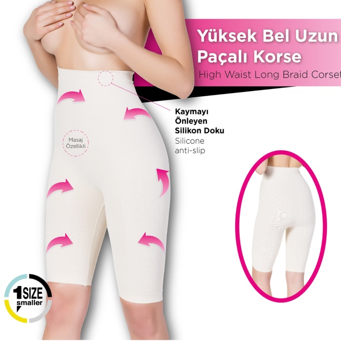 Form Angel - Yüksek Bel Uzun Paçalı Korse - 5002