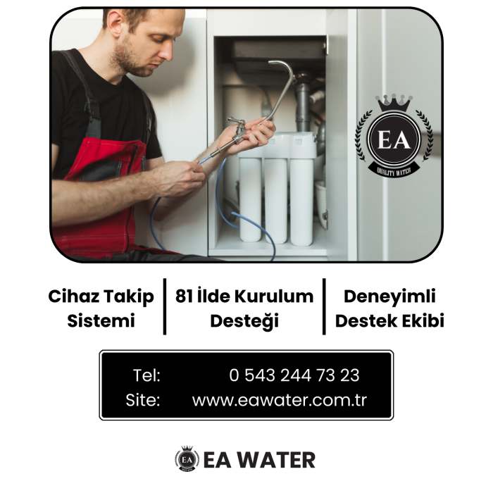 EA Water Mineral Plus | Dünyada Tek +8 Mineral Filtreli 13 Aşamalı Su Arıtma Cihazı