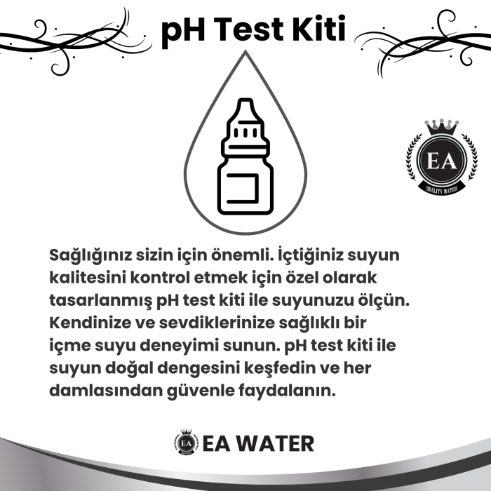 EA Water Hidrojen Zengini pH 9,5 Su Arıtma Cihazı