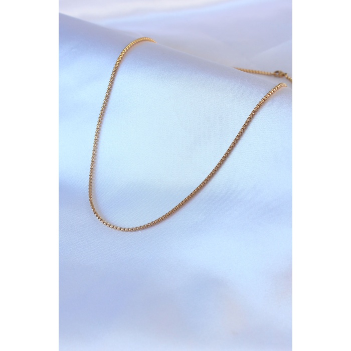 316L Çelik Gold Renk Erkek Kolye - TJ-ERK1312