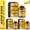 Nutraxin Collagen Complex 3lü 90 tablet; içerisinde kolajen tip I, II, III, V ve X içerir