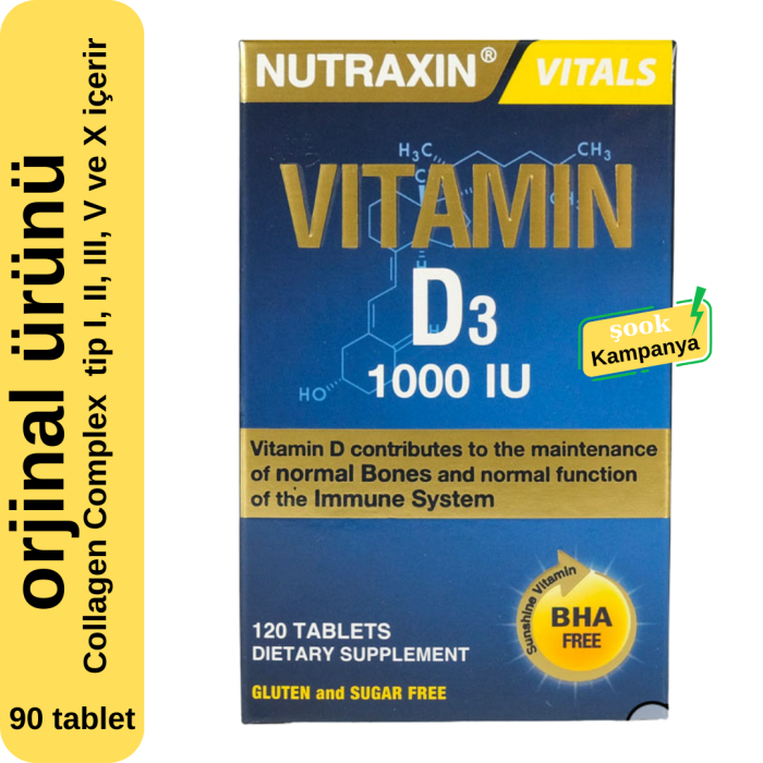 Nutraxin B12 Vitamini 2li (1000 Mcg) - Dil Altı 60 Tableti