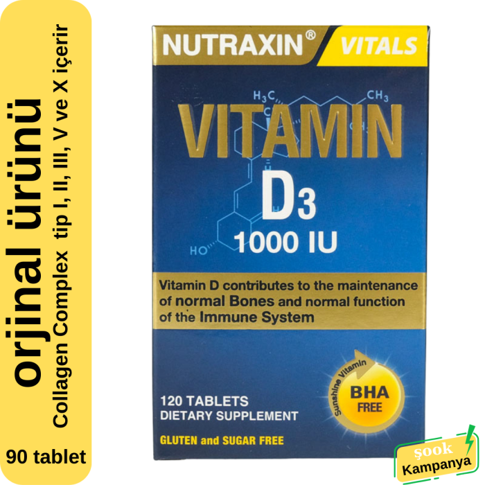 Nutraxin B12 Vitamini 2li (1000 Mcg) - Dil Altı 60 Tableti