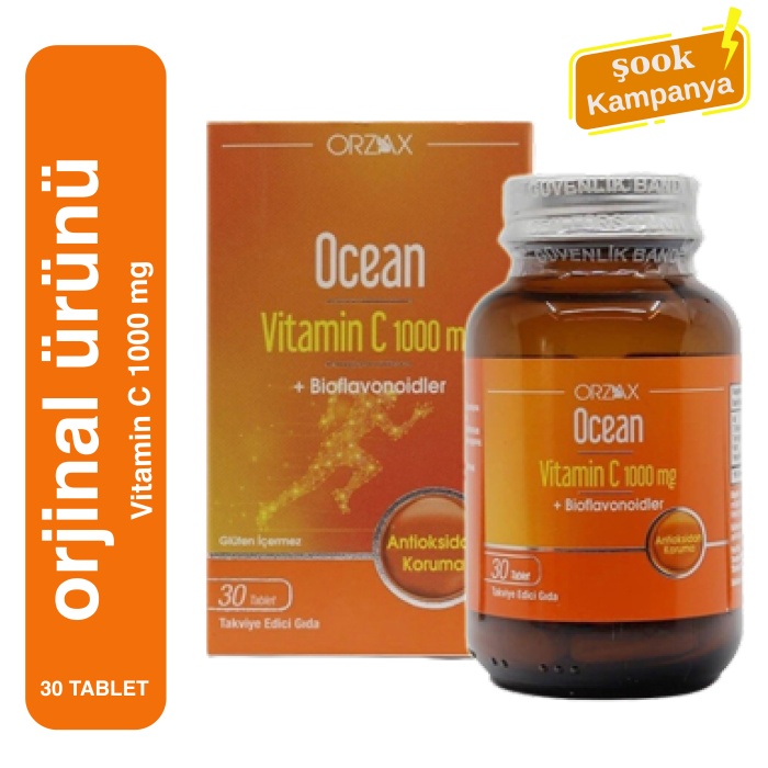 Ocean Vitamin C 1000 mg 30 Tablet