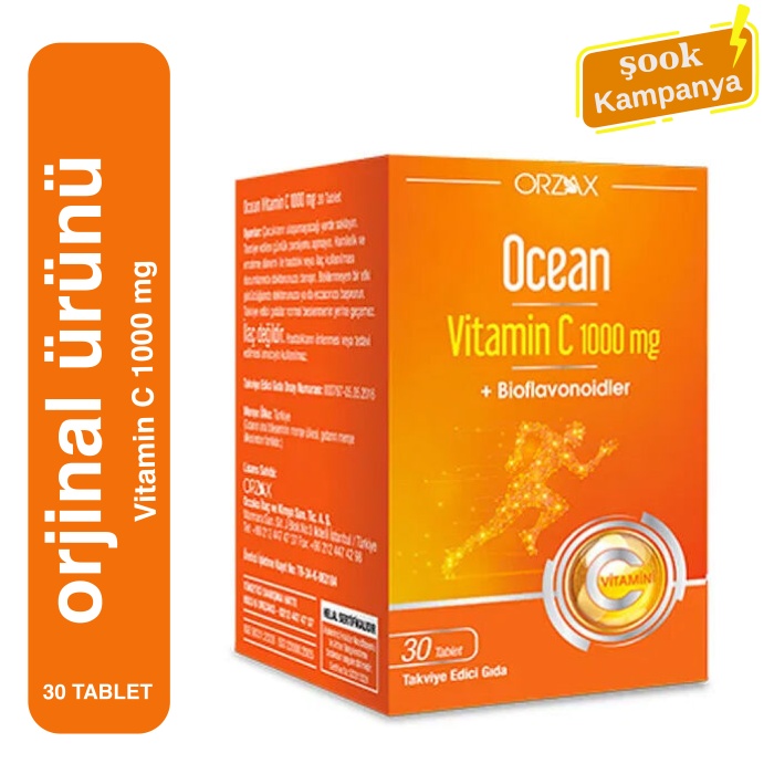 Ocean Vitamin C 1000 mg 30 Tablet