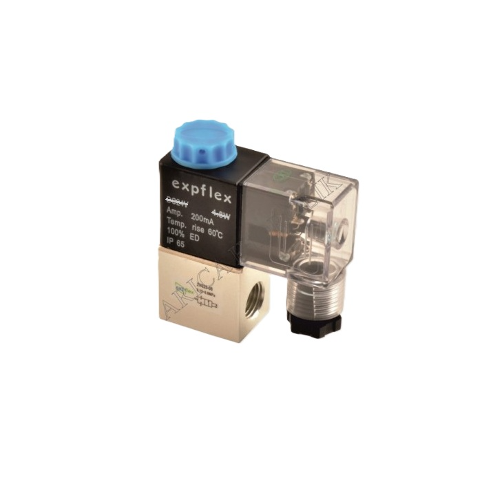 1/8 2-2 GENEL MAKSAT VALFİ METAL TİP N.K 220V AC (200SER SERİSİ COİL)
