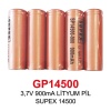 3,7V 900mA LİTYUM PİL SUPEX 14500