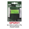 9V 200mA ŞARJLI PİL PEAKPOWER