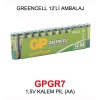 1,5V KALEM PİL (AA) - GREENCELL 12’Lİ AMBALAJ