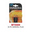 9V PİL DURACELL PLUS