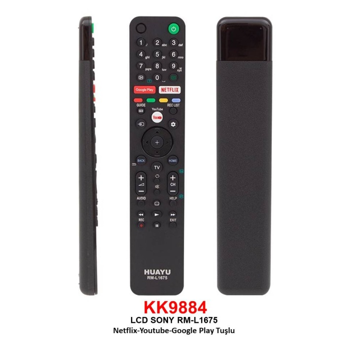 LCD SONY RM-L1675 NETFLIX-YTUBE-GOOGLE PLAY TUŞLU