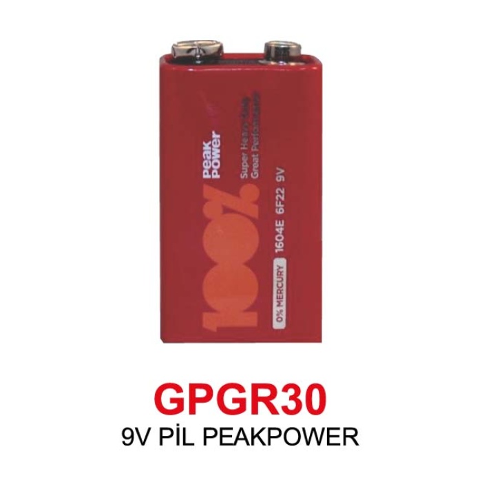 9V PİL PEAKPOWER