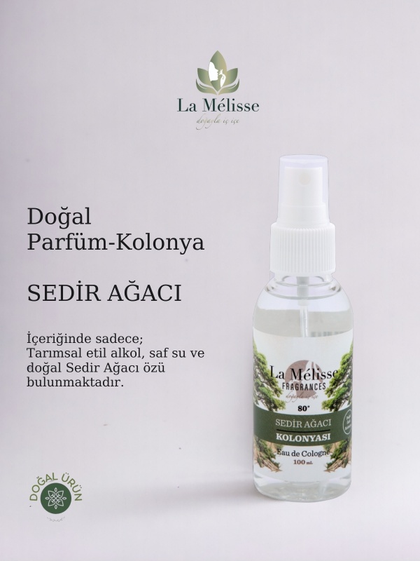 Doğal Kolonya Sedir Ağacı 100  ml