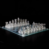 Glass Chess Cam Satranç Takımı (25 Cm X 25 Cm)