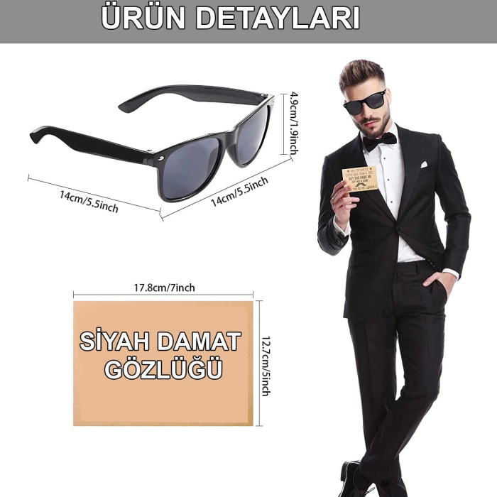 Damat Gözlüğü – Düğün Ve Bekarlığa Veda Partisi Aksesuarı