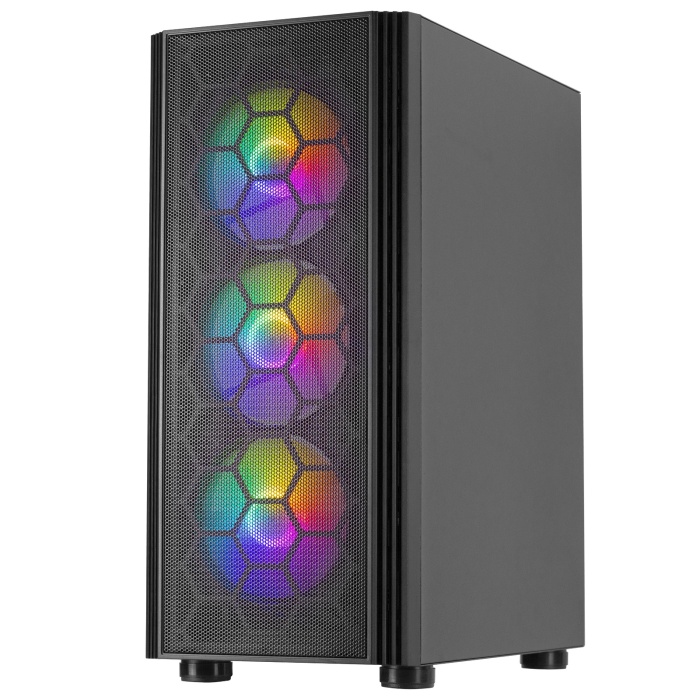 R02 Atx Gaming Kasa 4 Rgb Fan Butondan Değişebilen Modlar