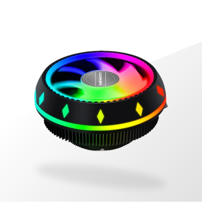 GM-95 Rainbow Ufo Tipi Siyah Cpu Fan