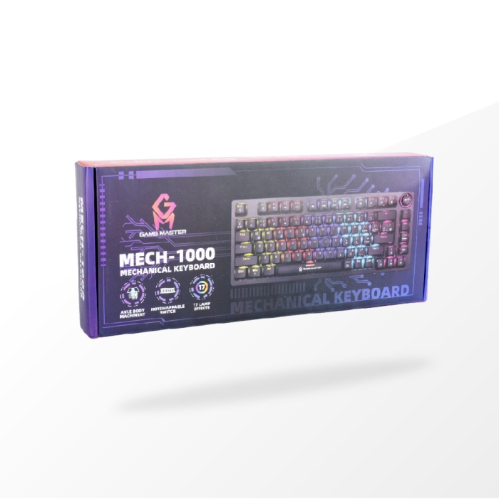 Game Master MECH-1000 Kablolu RGB Red Switch Mekanik Gaming Klavye