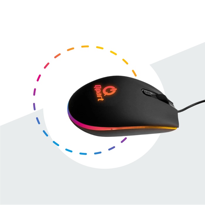 Qpart QM-101 USB Rainbow Mouse