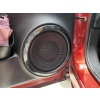 NISSAN JUKE YENI KASA F16 ÖN-ARKA KAPI SPEAKER ÇERÇEVE KAPAK SET 4 LÜ ADET - KARBON