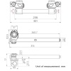 GIDON CNC - CLIP ON TİP - 22MM - GÜMÜŞ