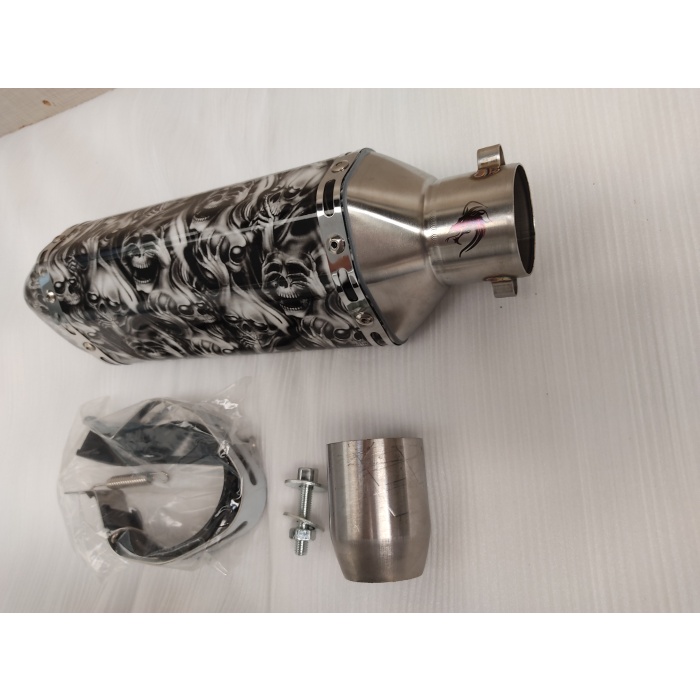 AKRAPOVIC EKSOZ - ÖZEL  HAYALET  DİZAYN - EMSALSİZ - SUSTURUCU