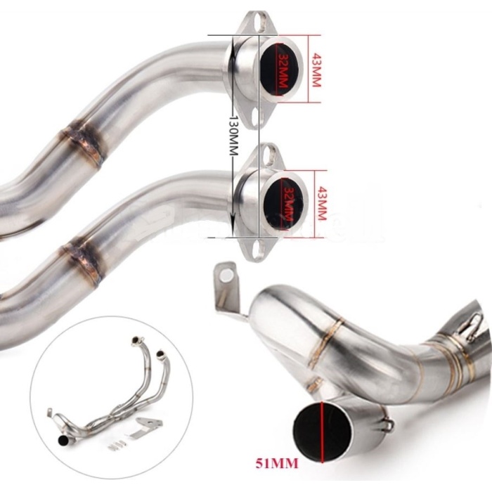 YAMAHA MT07 SALYANGOZLU 3 RENK HEADERS