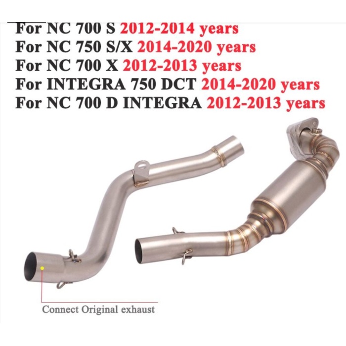 HONDA INTEGRA NC700 750X HEADERS - KATALİZÖRLÜ