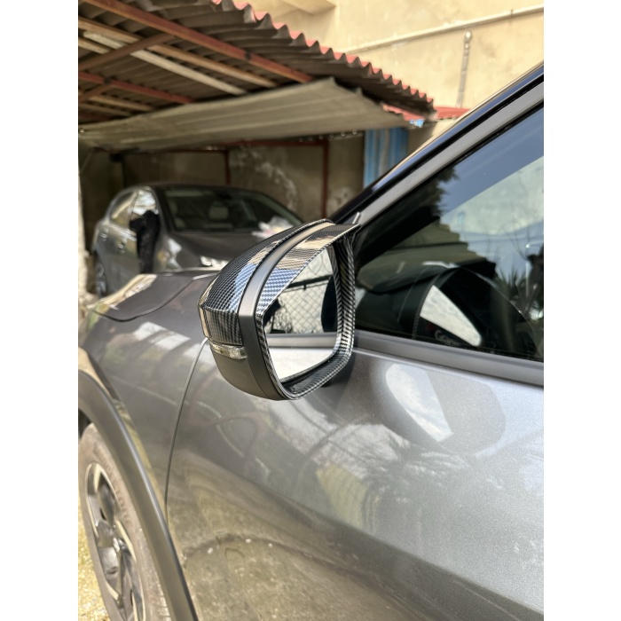 NISSAN JUKE YENI KASA F16 DIŞ AYNA KAPAK SET-AYNA ŞAPKASI - KARBON