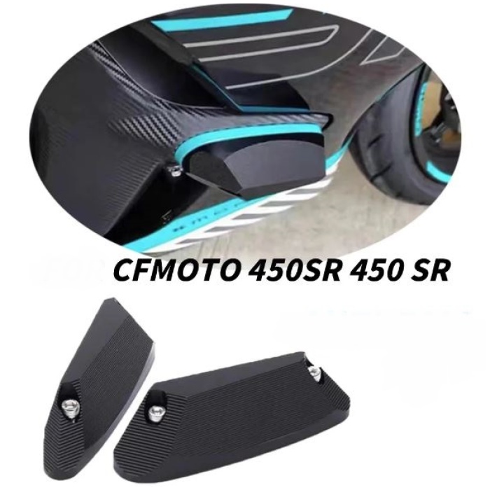 CFMOTO 450 SR YAN TAKOZ KORUMA - CNC METAL - SİYAH