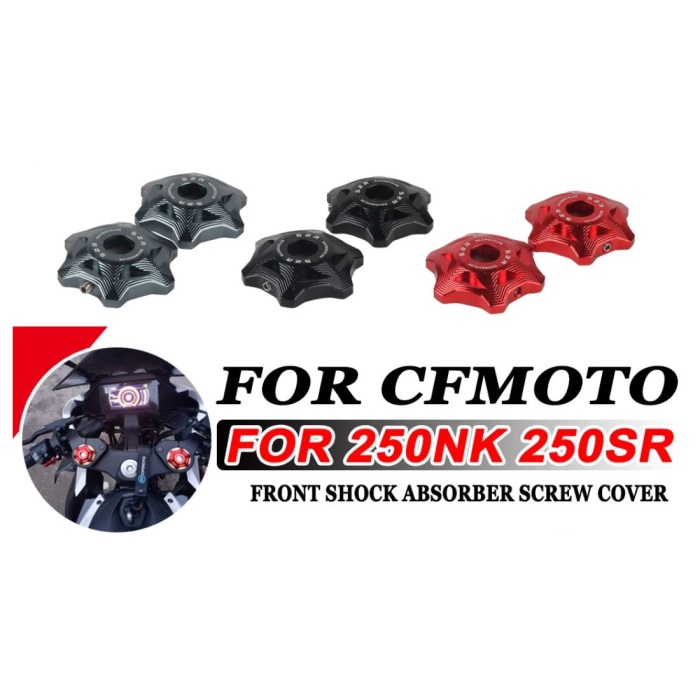 CFMOTO 250 NK SR AMÖRTİSÖR KAPAK SET - TITANYUM GRI -