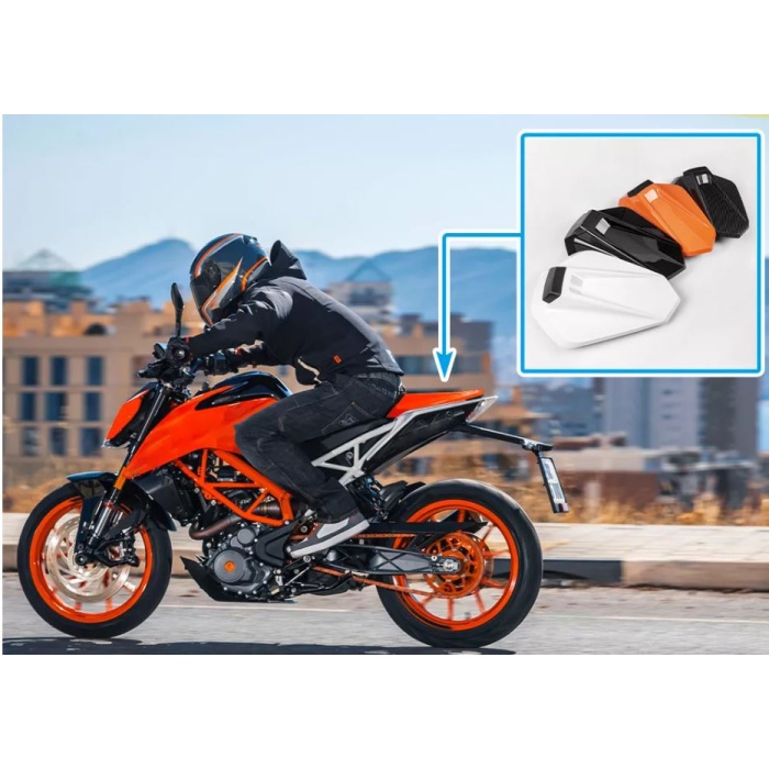 KTM DUKE 125 250 390 MONO KAPAK SELE 2017-2023 SİYAH