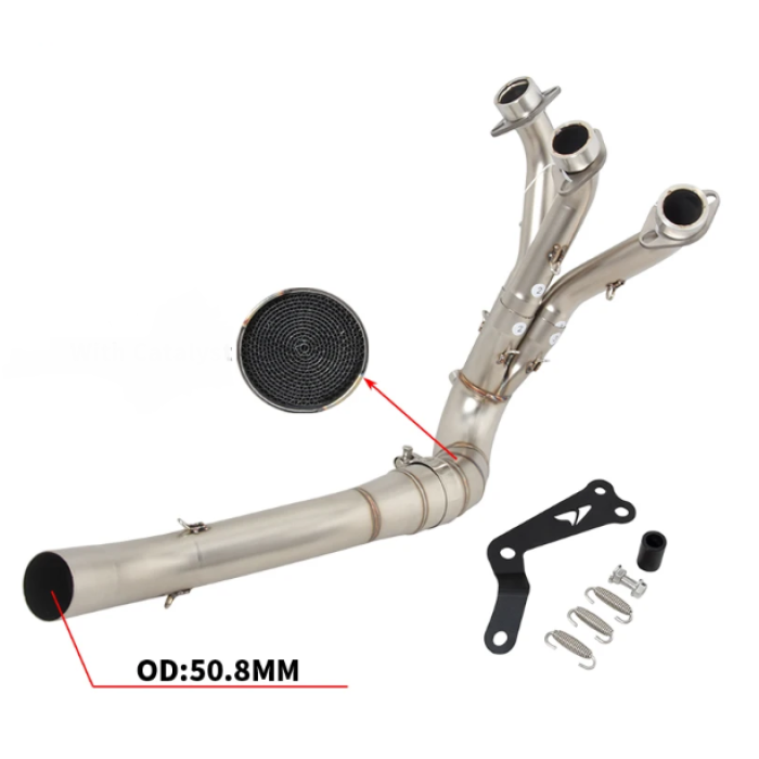 YAMAHA MT09 HEADERS 2020 MODEL VE SONRASI - ALT EGZOS