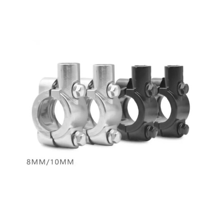 AYNA TUTUCU AYAK 10MM - SİYAH RENK - SET