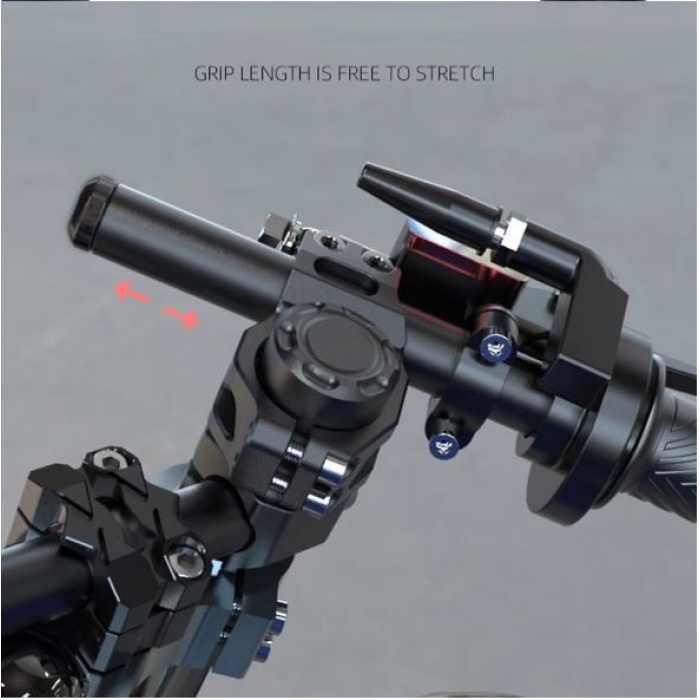 GIDON CNC - CLIP ON TİP - 22MM - GÜMÜŞ