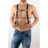 Erkek Göğüs Harness - Sexy Erkek Harness - Erkek Deri Aksesuar - Brfm27