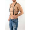 Erkek Göğüs Harness - Sexy Erkek Harness - Erkek Deri Aksesuar - Brfm27