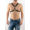 Erkek Göğüs Üzeri Deri Harness - Sexy Erkek Fantazi Giyim - Gay İç Giyim - Brfm13