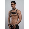 Gay Fantazi Giyim, Erkek Partywear, Tecnowear, Erkek Göğüs Harness- Brfm55