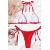 Angelsin Bağlamalı Bikini Altı Kırmızı - Ms41629-kırmızı