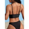 Angelsin Şık Bikini Altı Siyah Ms41848