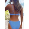 Angelsin Şık Bikini Takım Mavi-ms4168